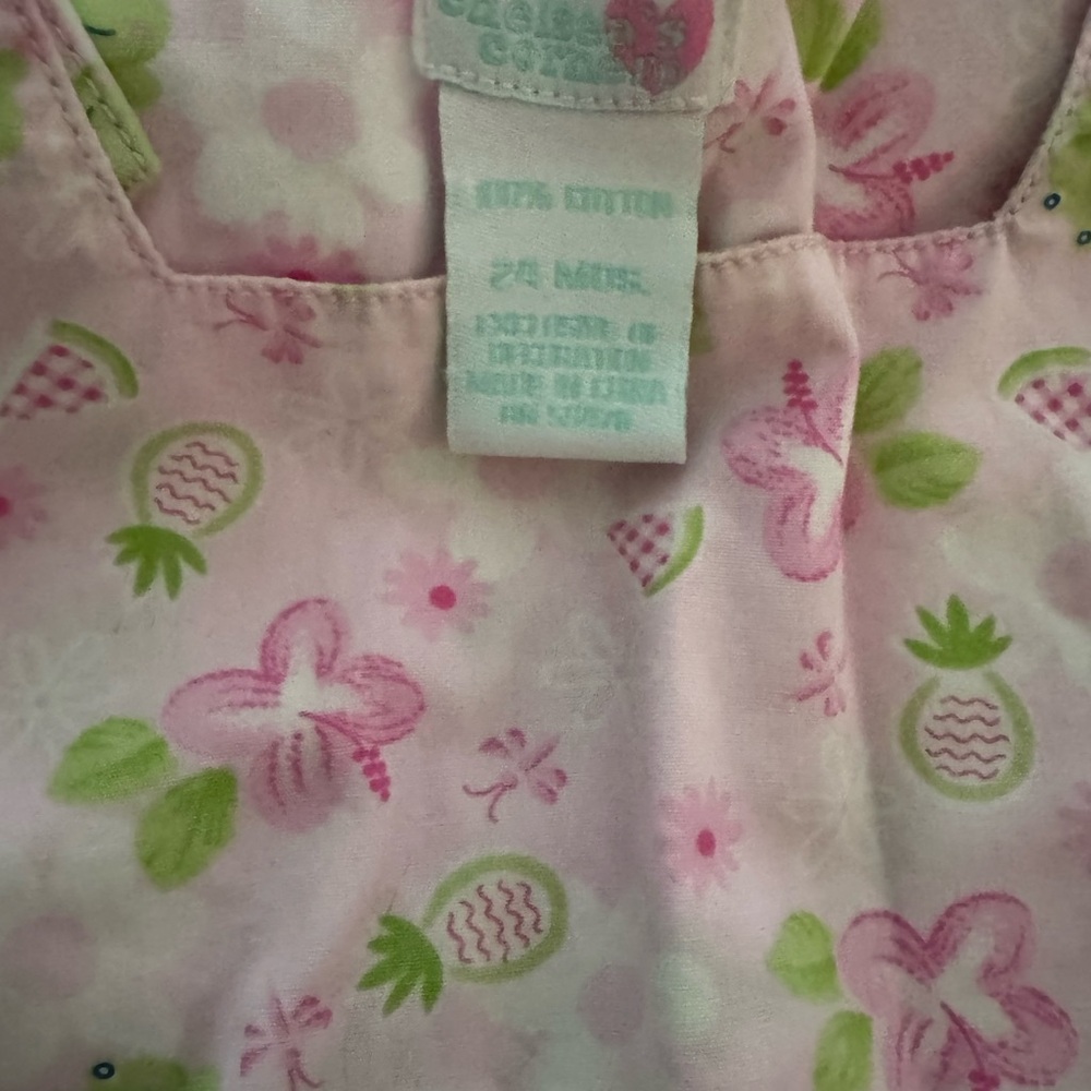 Pink Floral Baby Dress